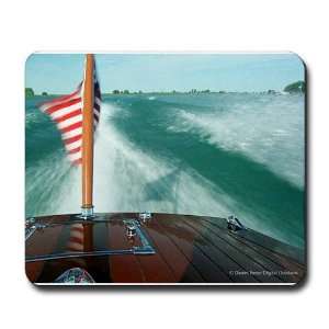 Vintage Boat D1114 9 Vintage Mousepad by   Sports 