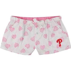  Philadelphia Phillies Womens Pink Essence Shorts Sports 