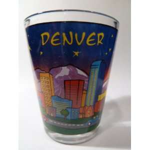  Denver Colorado Dolomite Blue Shot Glass