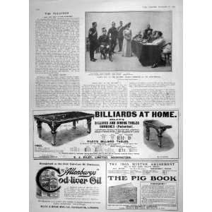  1905 LIGHTS OUT WALDORF THEATRE BILLIARDS ALLENBURYS