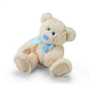 6 Cream Bear with Blue Ribbon Toys & Games