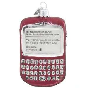  Cell Phone   Red Christmas Ornament