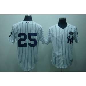 New York Yankees Home White Mark Texiera Jersey w/ memorial patches 