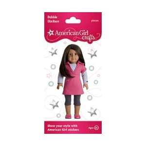  American Girl Bubble Stickers Star Hoodie; 6 Items/Order 