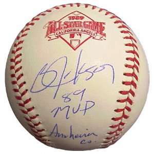  Bo Jackson Autographed 1989 All Star Game Baseball Sports 