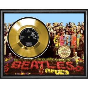  The Beatles A Day In The Life Framed Gold Record A3 