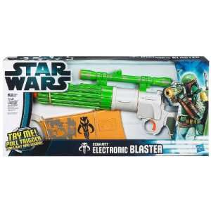  Star Wars Boba Fett Electronic Blaster Rifle Gun with 