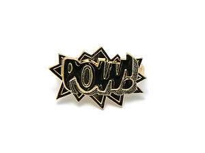 New Style POW Double Finger RING Size 10 Hip Hop Ring  