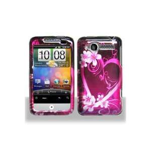  HTC Wildfire Graphic Case   Purple Love (Free 