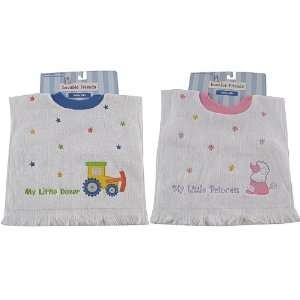  Towel Bib for Baby, Pink   My Little Princess Baby