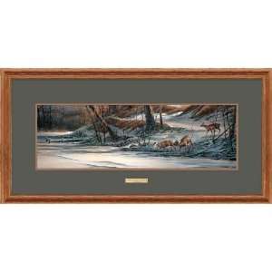  Terry Redlin   Changing Seasons   Winter Horizon Oak 