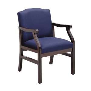   HeavyDuty Fabric Traditional Guest Chair with Casters