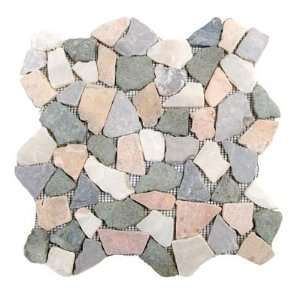 Stone Arctic Tern 12 x 12 Inch Floor & Wall Irregular Mosaic Mixed 