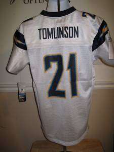 NEW Tomlinson Chargers YOUTH Large L 14 RBK Jersey *KX  