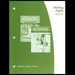 Accounting   Working Papers Plus,Chapter 14 26 24TH Edition, Carl S 