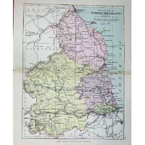  PhilipS Maps England 1888 Northumberland Berwick Blyth 