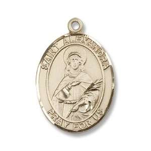   St Alexandra Pendant Patron Saint Catholic Christian Necklace Jewelry