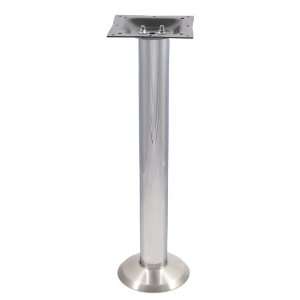  P1F Bolt Down Chrome Table Base   Dining Height