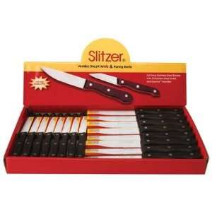  Slitzer™ 48pc Kitchen Knife Countertop Display Kitchen 