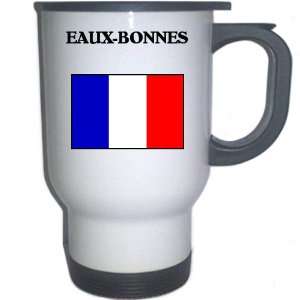 France   EAUX BONNES White Stainless Steel Mug 
