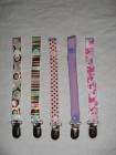   Pacifier Holder Clip   9 designs to choose from, Boy/Girl Binky  