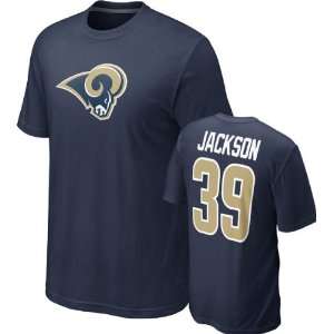  Steven Jackson #39 Navy Nike St. Louis Rams Name & Number 