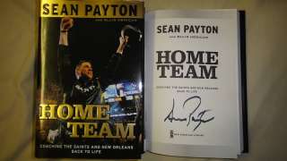 Signed Book Sean Payton Home Team New Orleans Saints 9780451232618 