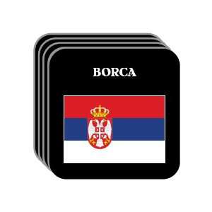  Serbia   BORCA Set of 4 Mini Mousepad Coasters 