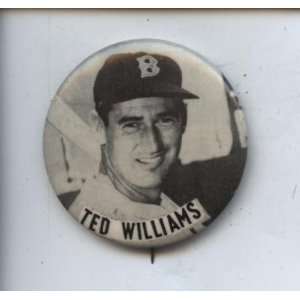 Original 1950s PM 10 Ted Williams Stadium Pin NRMT   MLB 