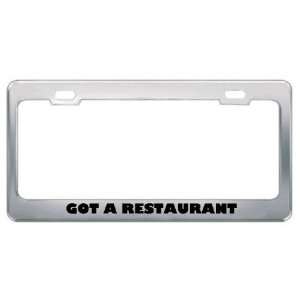 Got A Restaurant Manager? Career Profession Metal License Plate Frame 