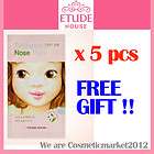 Etude House Green Tea Nose Pack 5 pcs Free gift(s) Free