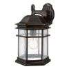   Light Md Outdoor Post Lamp Lighting Fixture, Black Bronze, Clear Glass