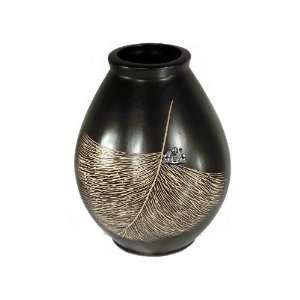  11 The Feather Handcrafted Ceramic Vase