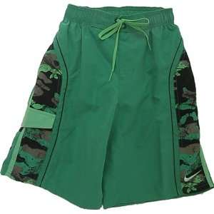  Nike Boys Green Swim Trunks with side accent, Size Large 