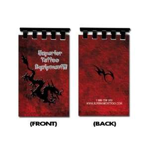 Tattoo Dragon Notebook 3x5 50 Pages