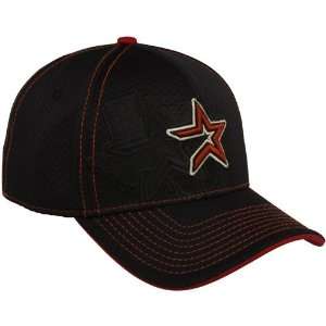  New Era Houston Astros Black ACL 39THIRTY Flex Fit Hat 