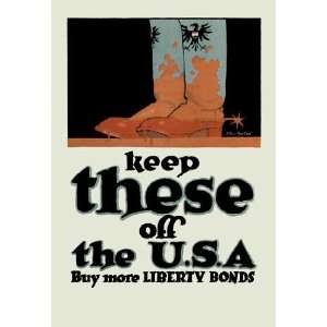  Keep These Off The USA 12x18 Giclee on canvas