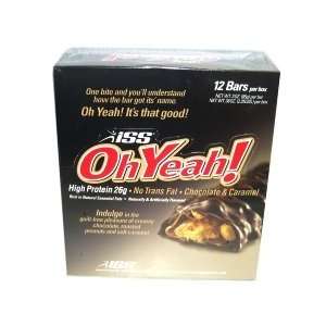  ISS Oh Yeah Bars Peanut Butter 12/box Health & Personal 