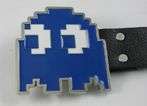 Pac man Game Blinky Ghost Buckle Genuine Leather Belt  
