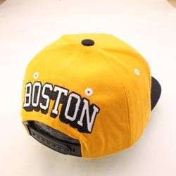 BOSTON BRUINS NHL SNAPBACK HAT CAP TEAM COLOR BLOCKBUSTER  