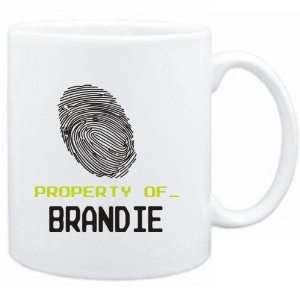 Mug White  Property of _ Brandie   Fingerprint  Female Names  