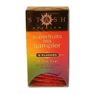 Stash Premium Superfruits Tea Sampler, 18 TB  Grocery 