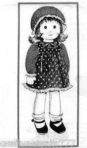 D872 Doll 12 Tall with Clothes Vintage Sewing Pattern  