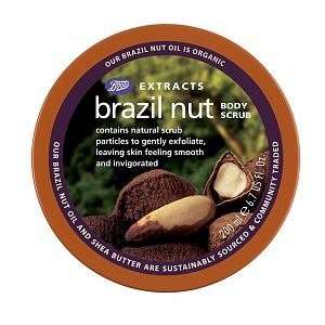  Boots Extracts Body Scrub, Brazil Nut, 6.7 fl oz Health 