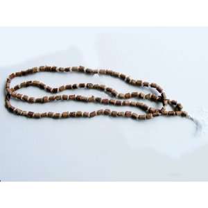 Japa Mala Tulsi Beads Hari Om Yoga Meditation Rosary Basil Prayer Mala 