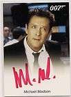 MICHAEL MADSEN 2009 AMERICANA AUTOGRAPH AND MATERIAL CARD 091 100 