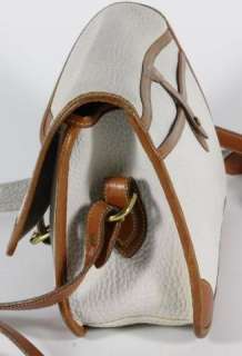   & Bourke All Weather Leather White Leather Cross Body Shoulder Bag