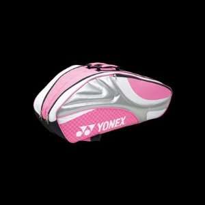  Yonex 10 Tournament Active 6 Pack Racquet Bag Pink 