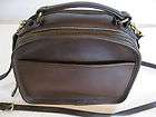 AUTHENTIC VINTAGE COACH DARK BROWN LEATHER LUNCH BOX CR
