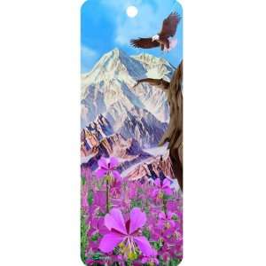  Mountain Range, 3 D Bookmark with Tassel